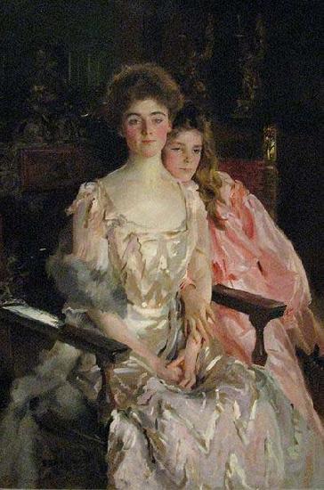 John Singer Sargent Mrs. Fiske Warren Norge oil painting art